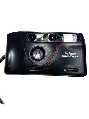 Nikon SmileTaker RF-10 35mm Point-And-Shoot Camera Built-In Flash Untested Parts